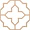 Ekena Millwork 33W x 33H x 38T Small Laird Decorative Fretwork Wood Ceiling Panels, Hickory CELW33X33X0375LRDHI - alternate 5